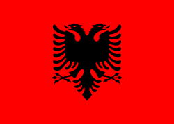 National flag of Albania